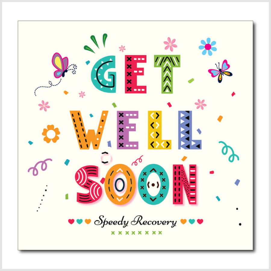 Get Well Soon Greeting Card