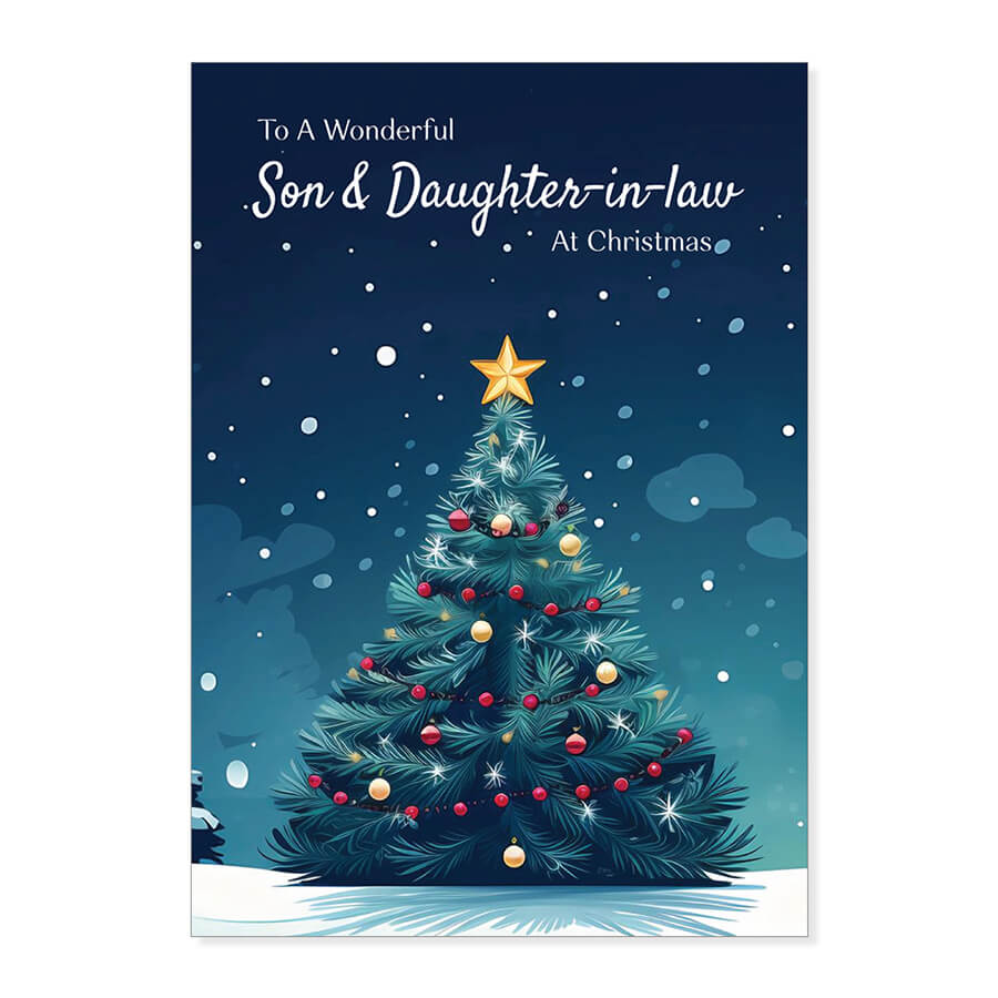 christmas card for son and daughter-in-law