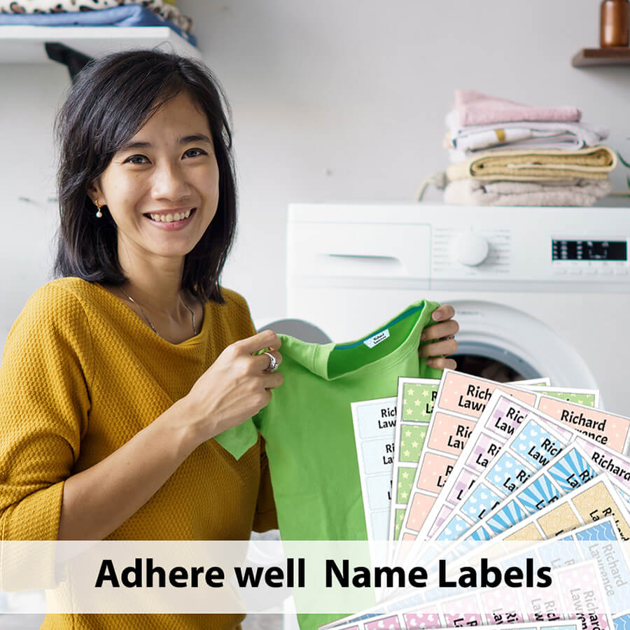 Writable Iron On Clothing Labels, Iron On Fabric Labels Avoid?confusion For  Laundry Rooms For Kids For School?Uniforms 