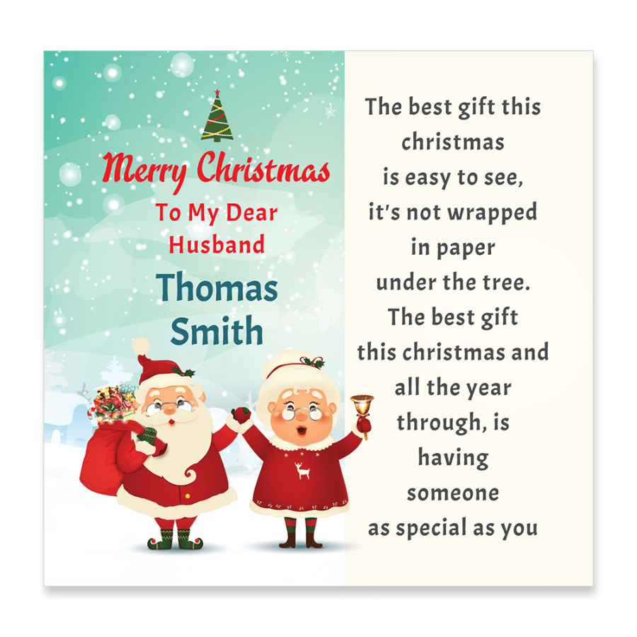 christmas personalised cards