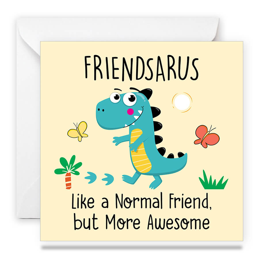 Cute Dinosaur Cards for Family