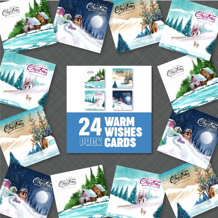 Eco-friendly warm wishes cards