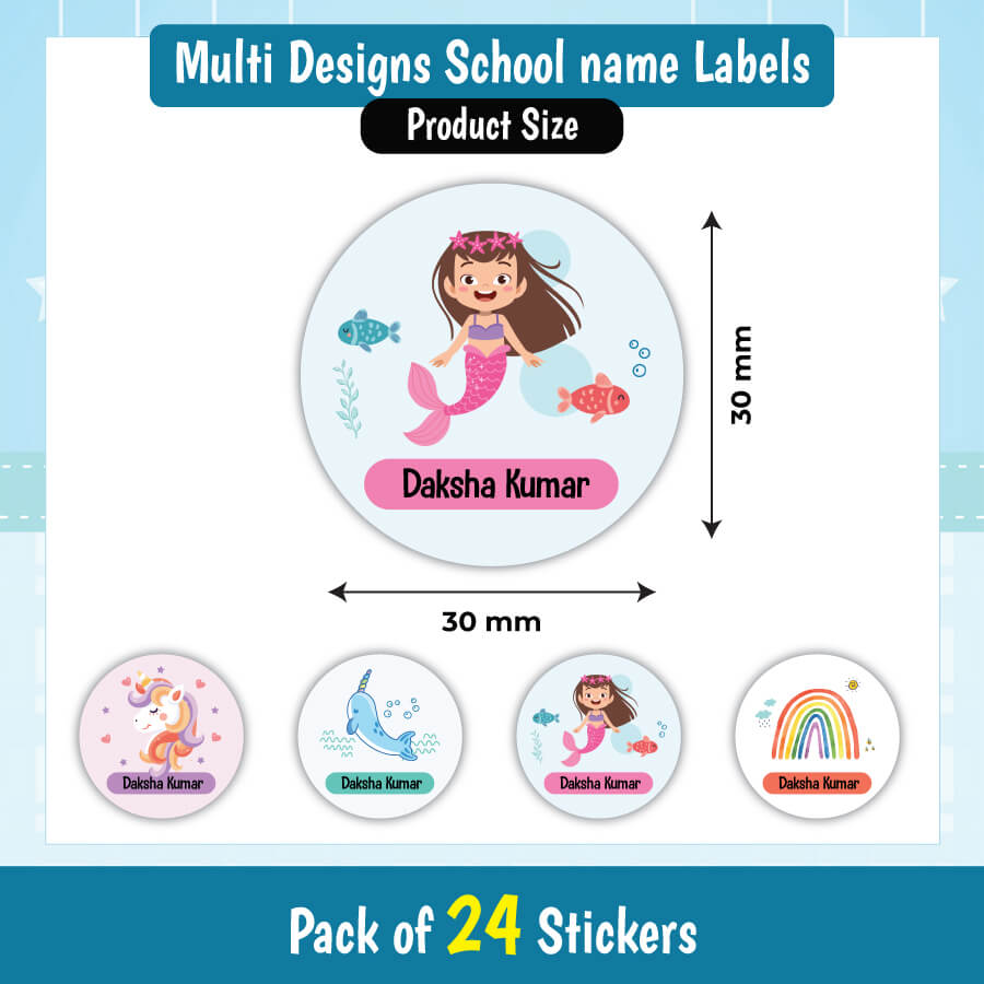 Mermaid name label