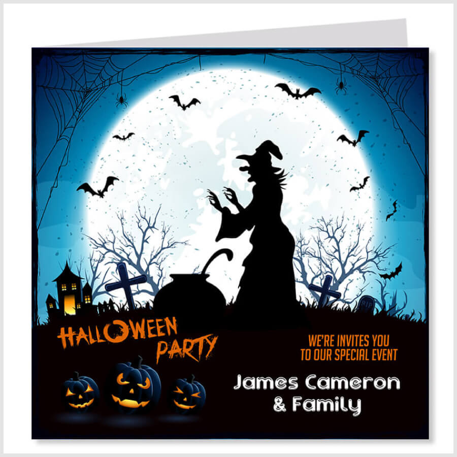 Personalized Halloween Greeting Card