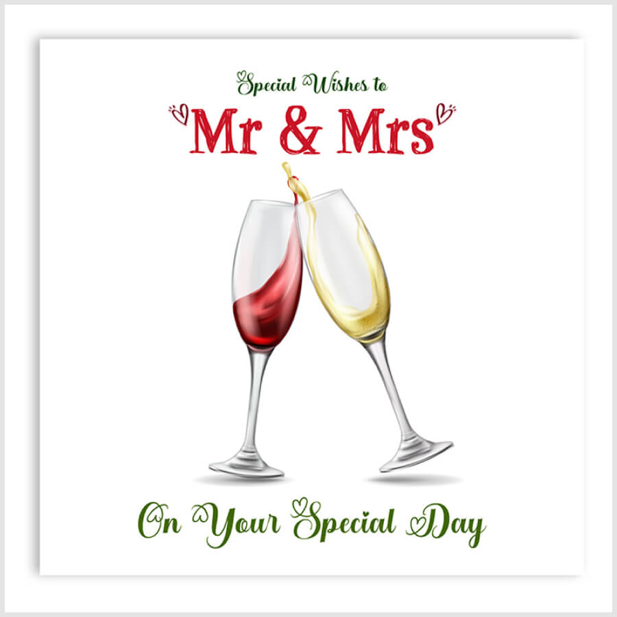 Mr. and Mrs. Special Day Card