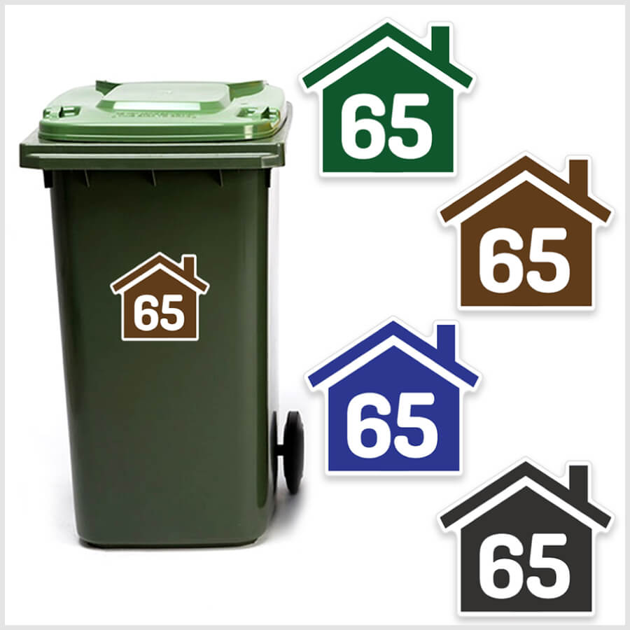 Customized Home Design Bin Numbers