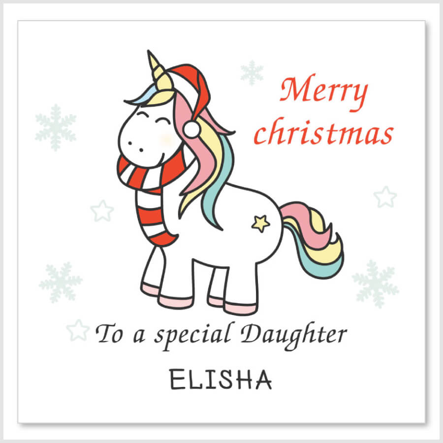 xmas cards daughter