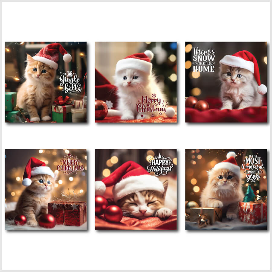 Funny Cat Christmas Cards