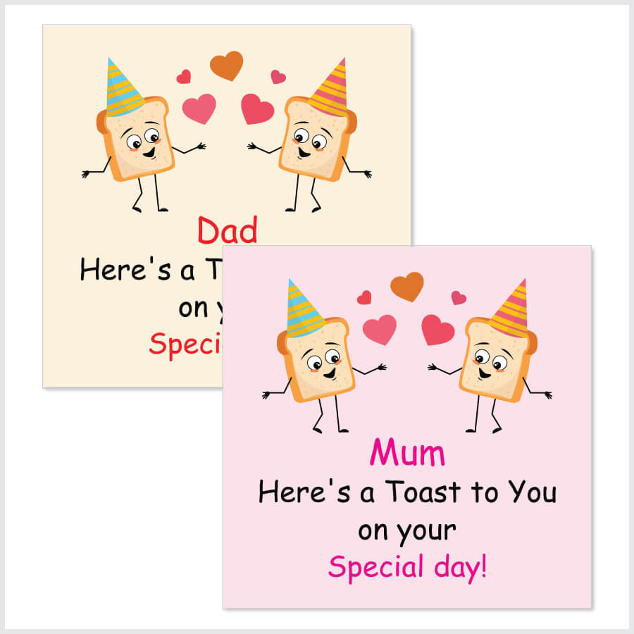 Humorous Toast Greeting Cards