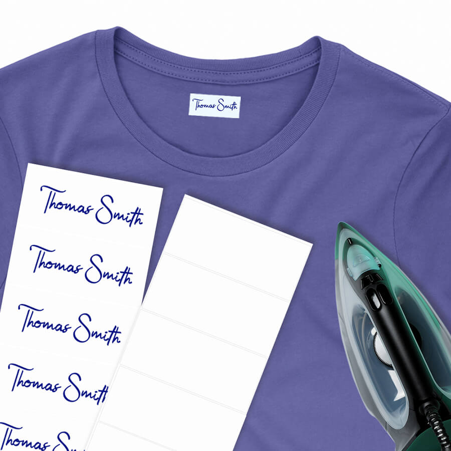 Wear Your Name with Writable Iron-On Clothing Labels