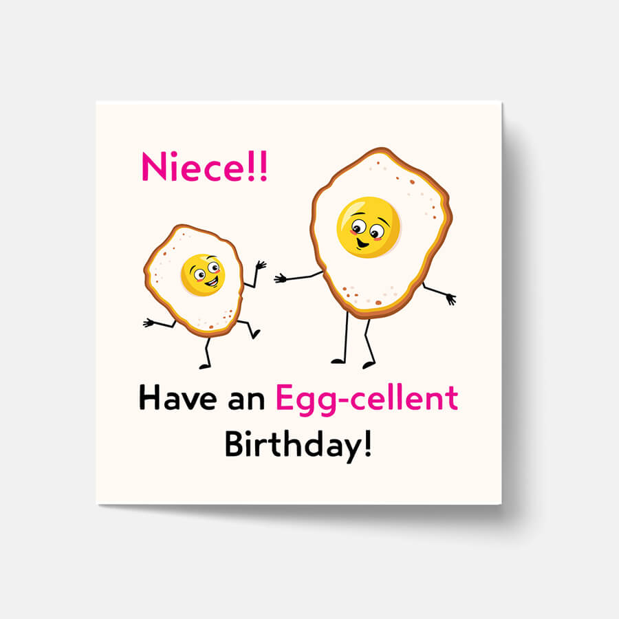 An Egg-Cellent Day for Celebrations Greeting Card