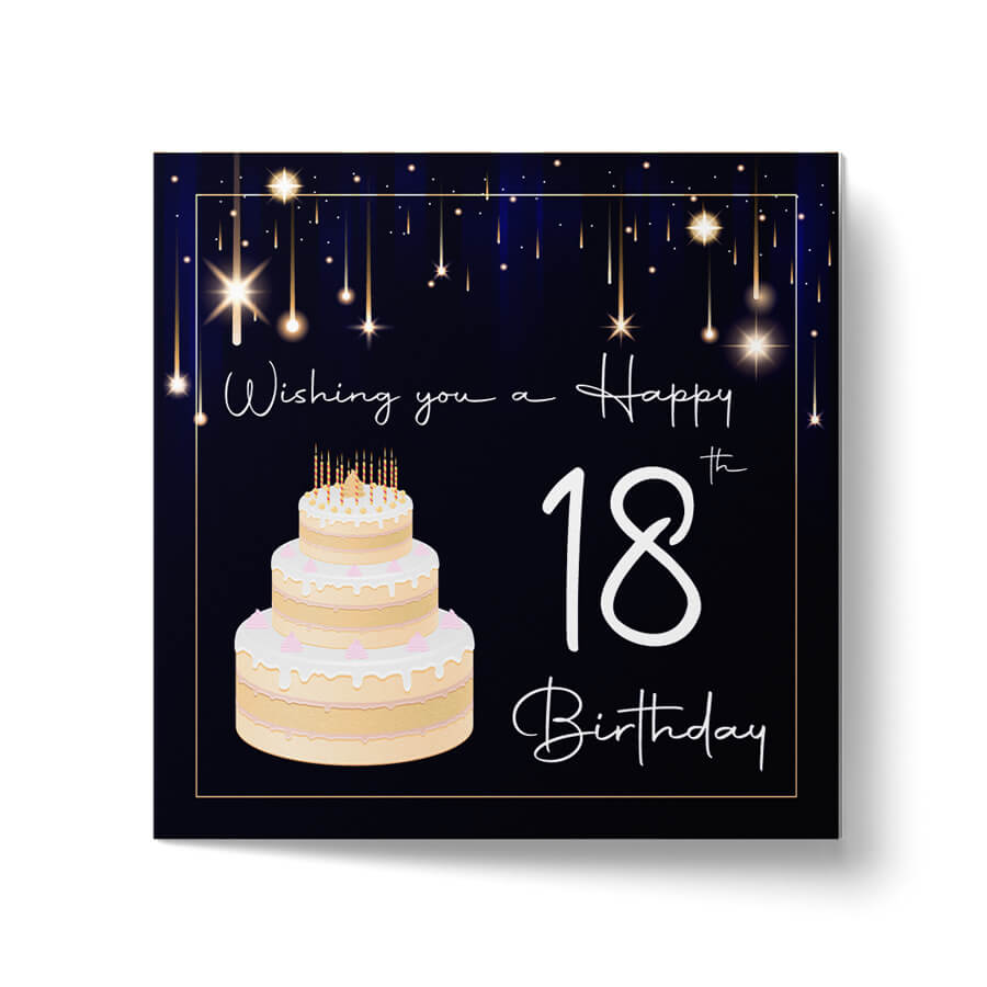 18th Birthday Greeting Card With Envelopes