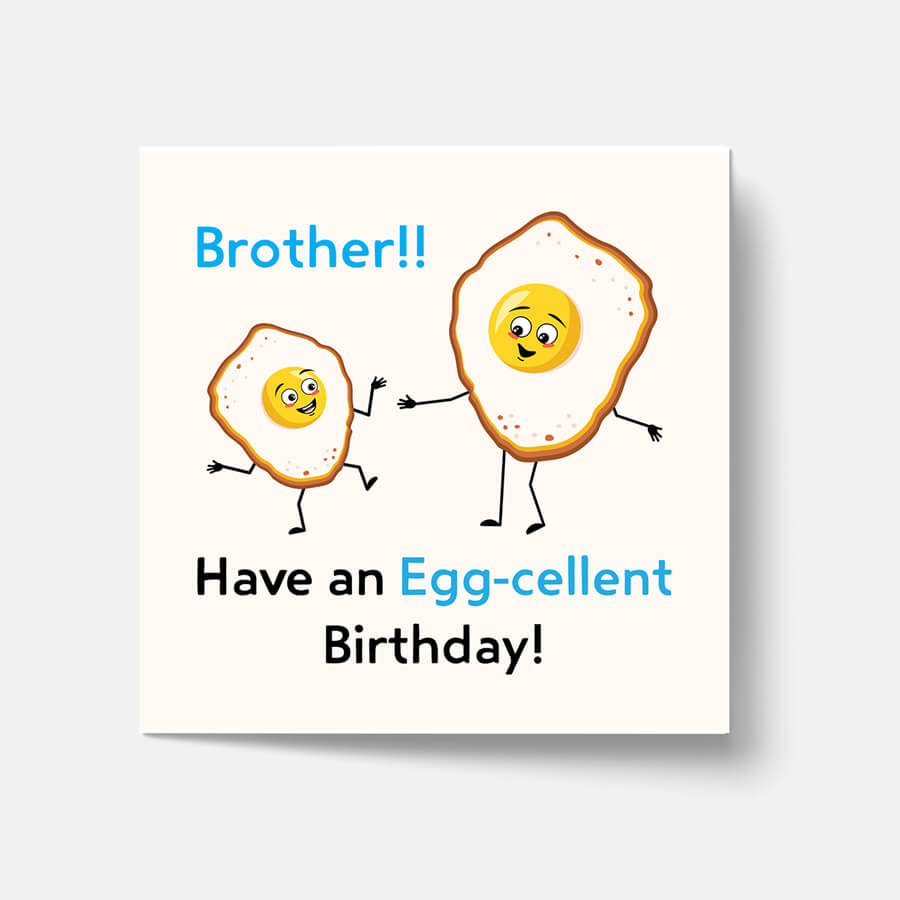 An Egg-Cellent Day for Celebrations Greeting Card