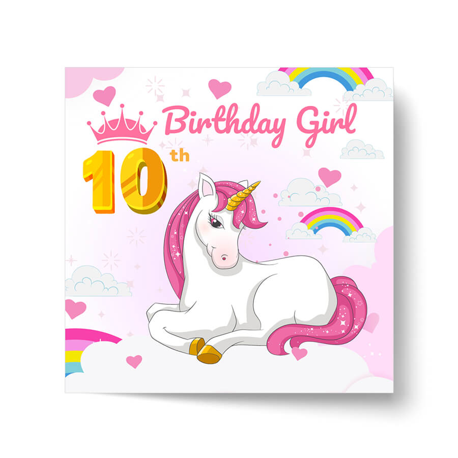 Magical Milestones: Unicorn Age-Wise Birthday Cards (Ages 1-15)