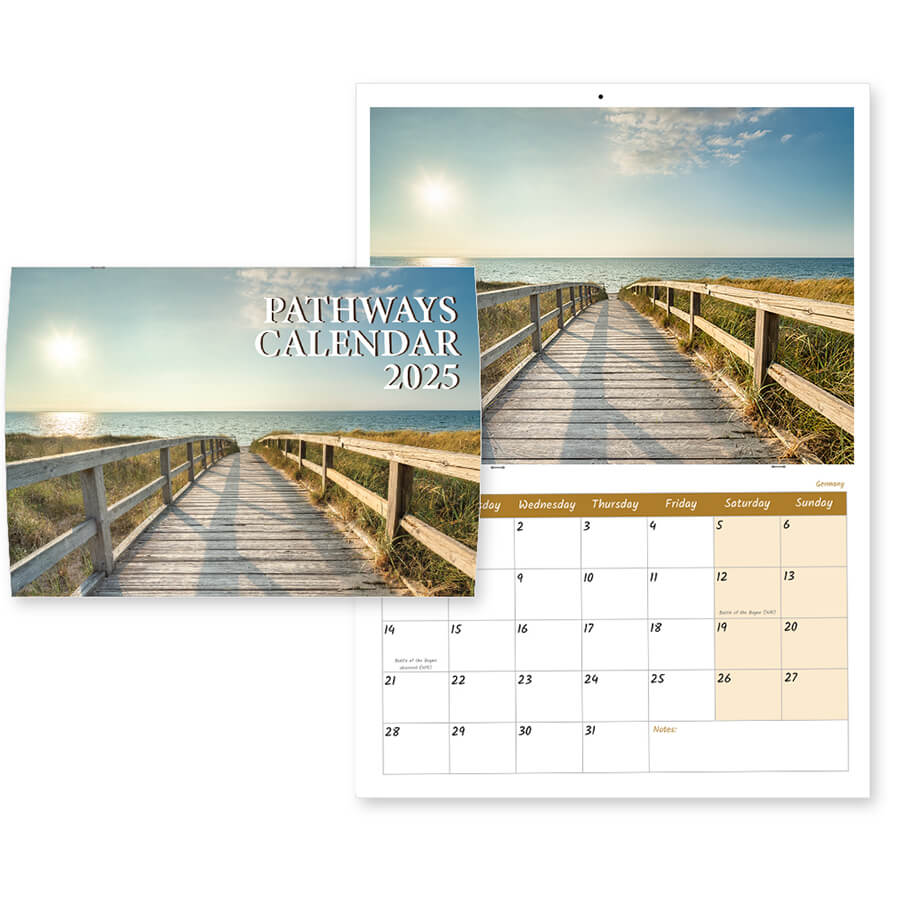 2025 pathway wall calendar