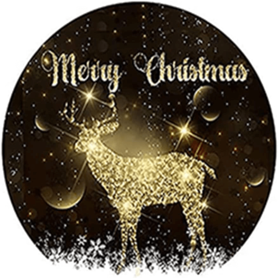 Christmas Presents Stickers - Round -  Reindeer