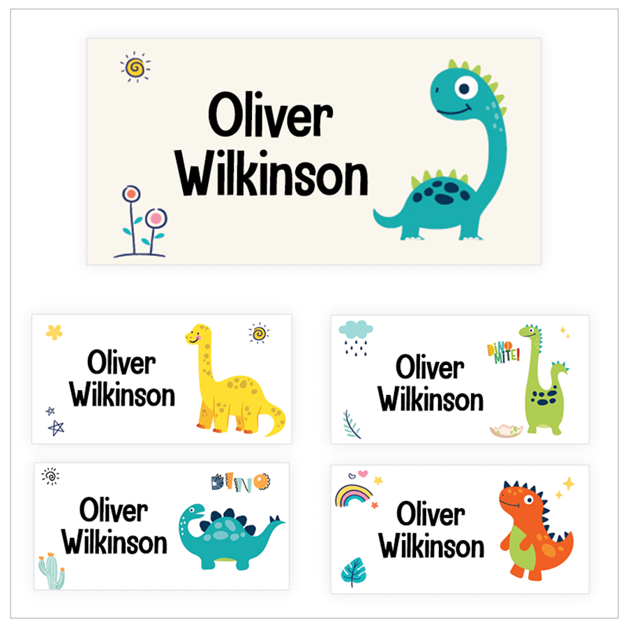 Custom dino  name tags