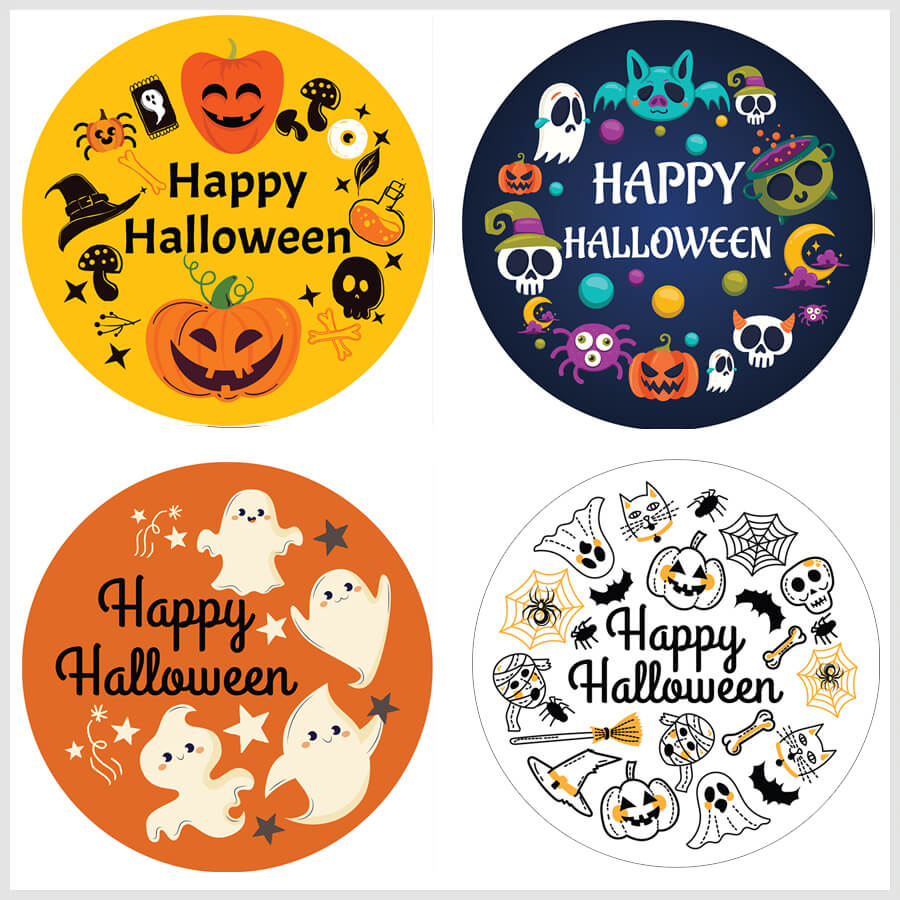 Happy Halloween Stickers