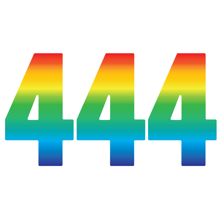 Rainbow Wheelie Bin Number stickers