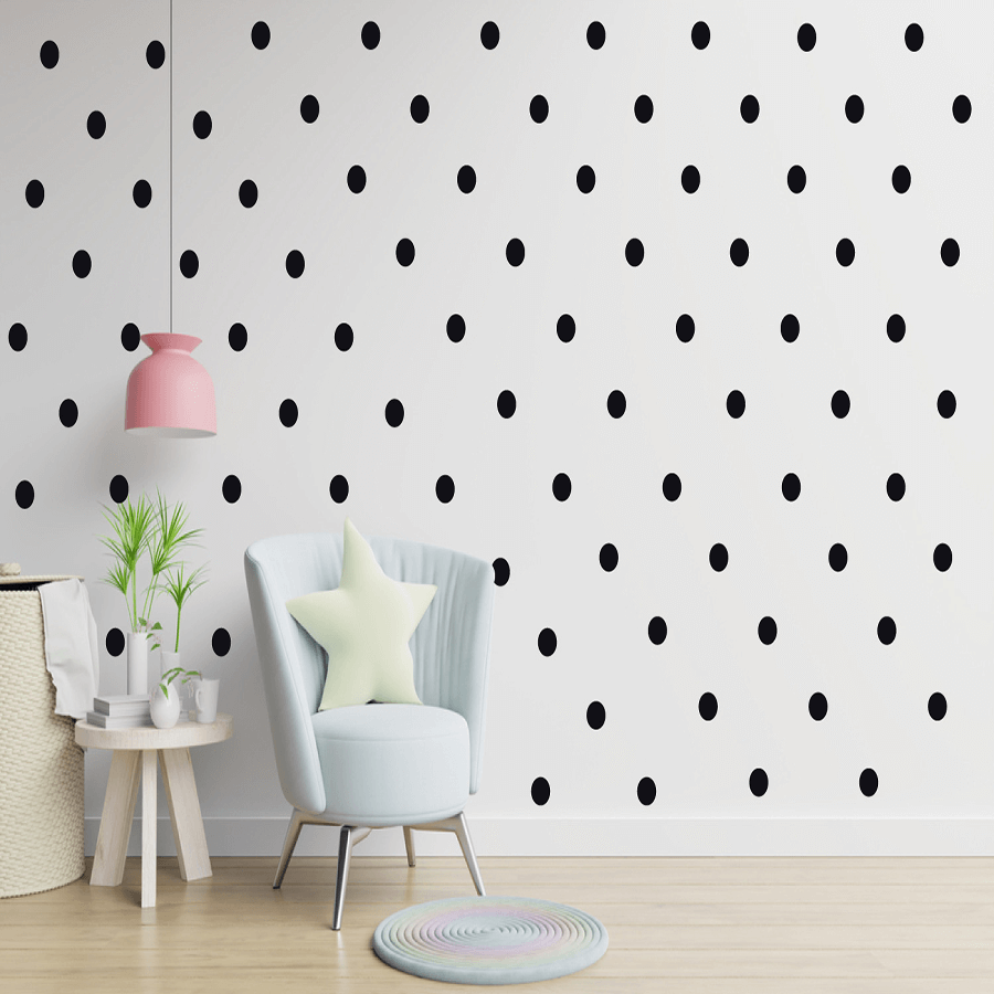 Pack of 100 Wall Dots Stickers