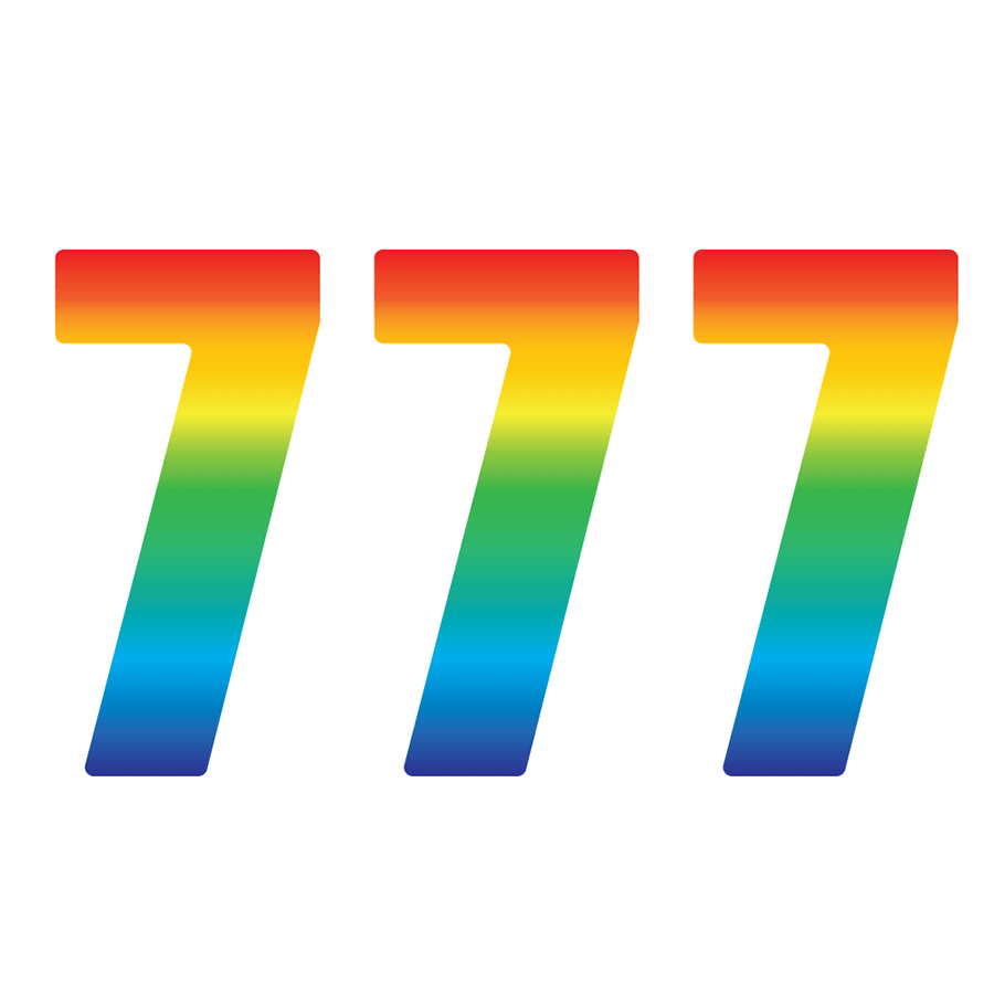 Rainbow Wheelie Bin Number stickers