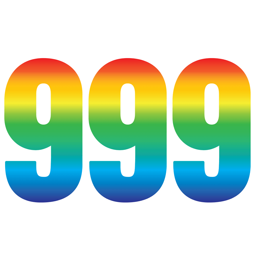 Rainbow Wheelie Bin Number stickers