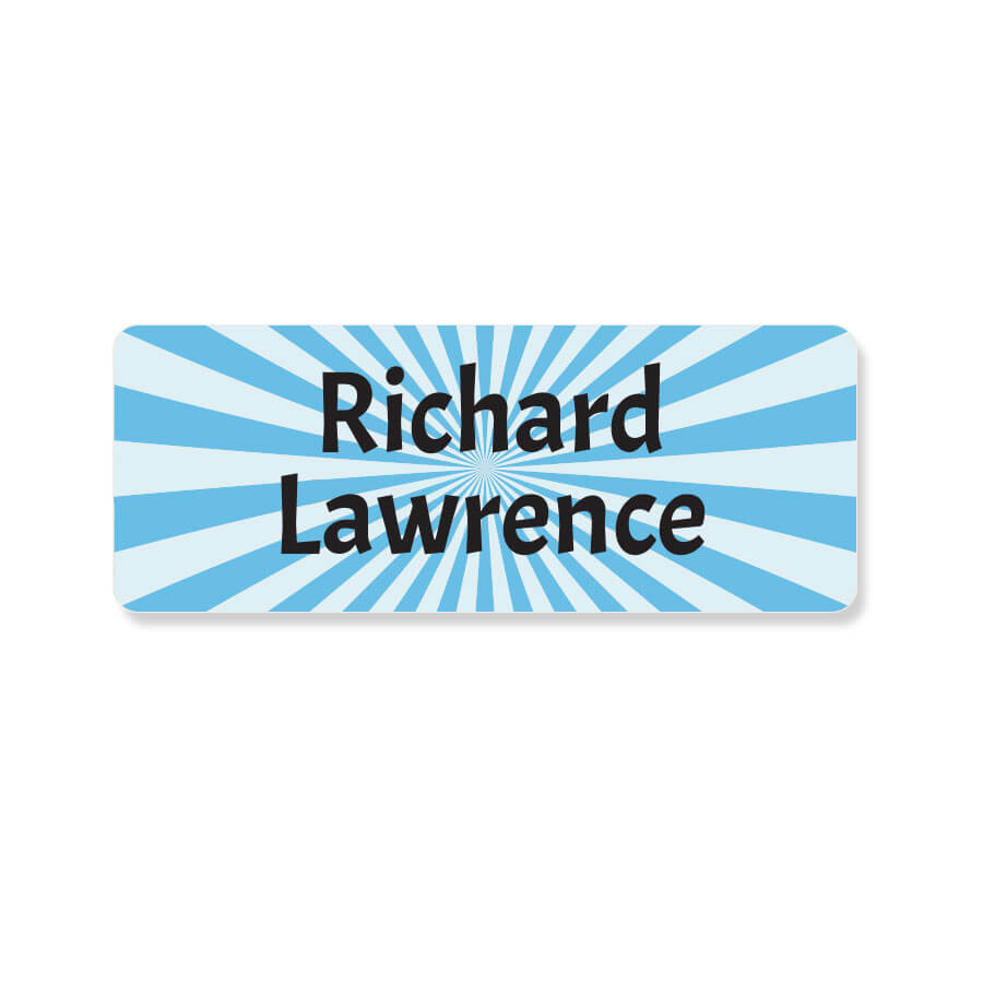 Printed Iron On Name Labels