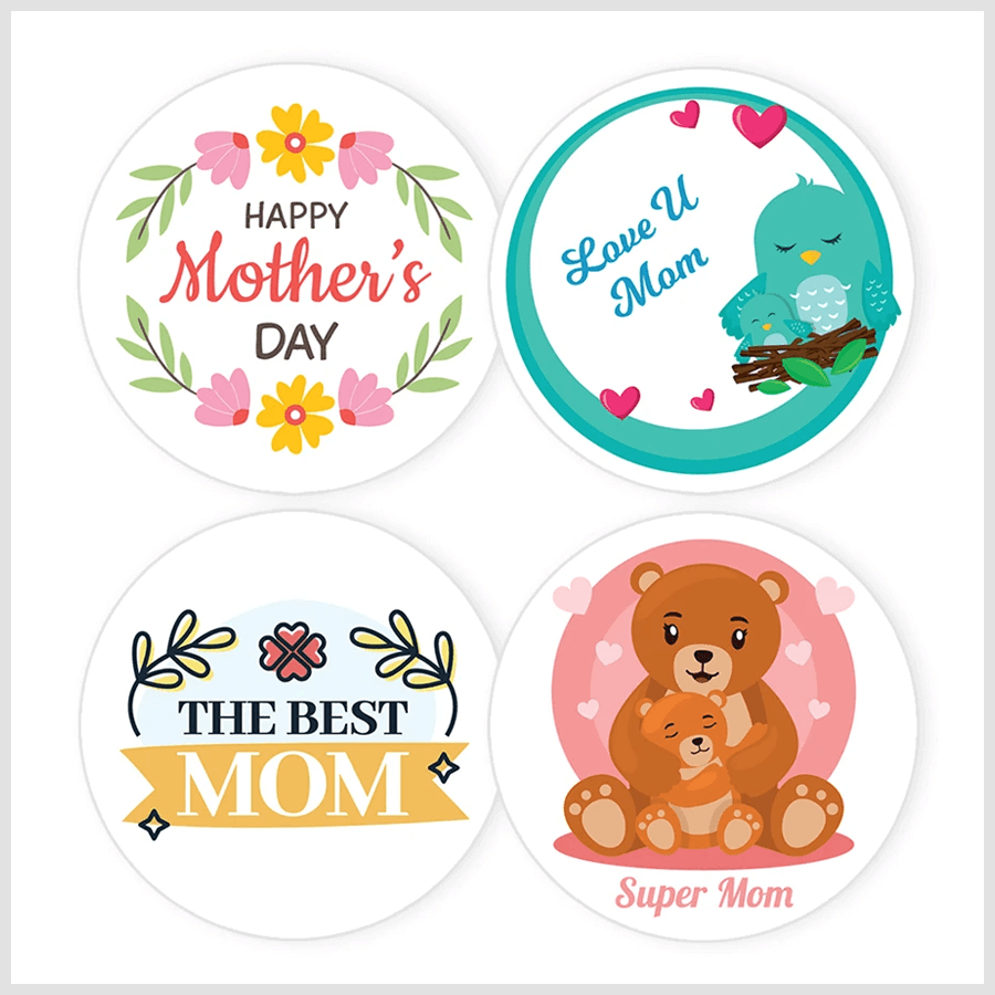 Mother's Day stickers