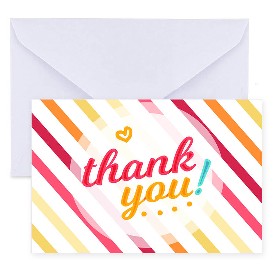 Elegant Thank You Postcards