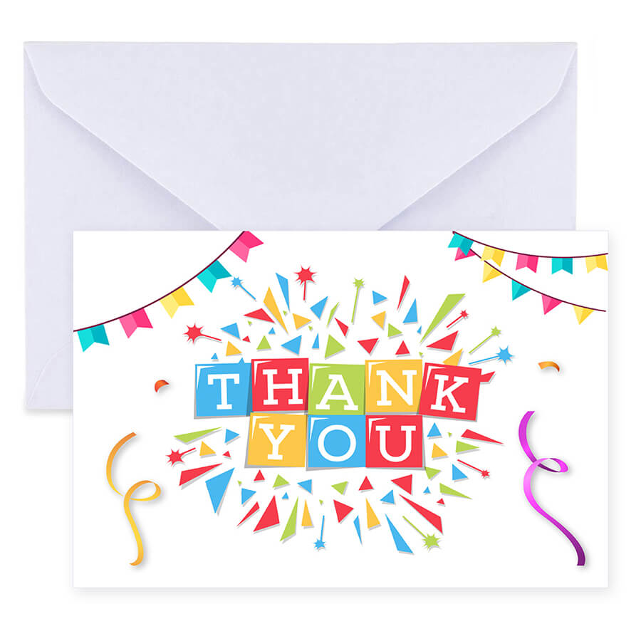 Elegant Thank You Postcards