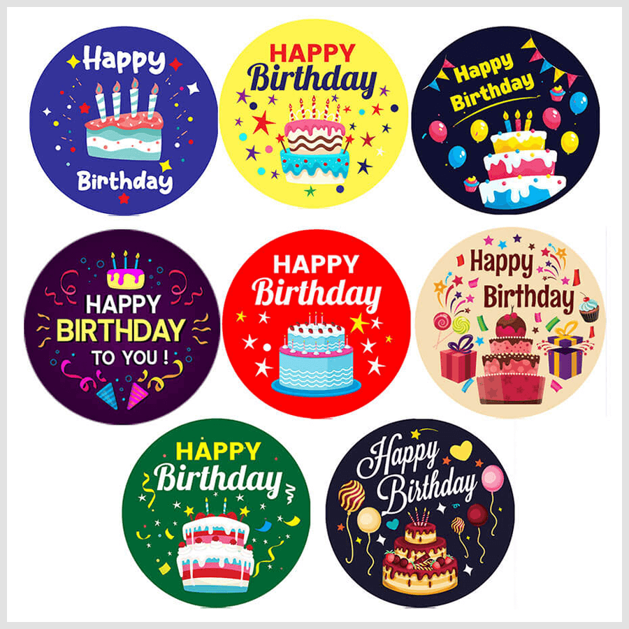 Birthday Stickers