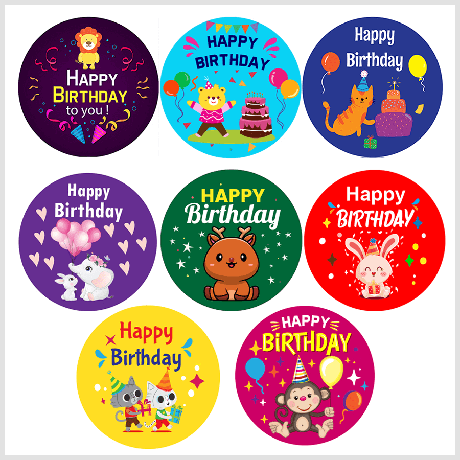 Happy Birthday Sticker