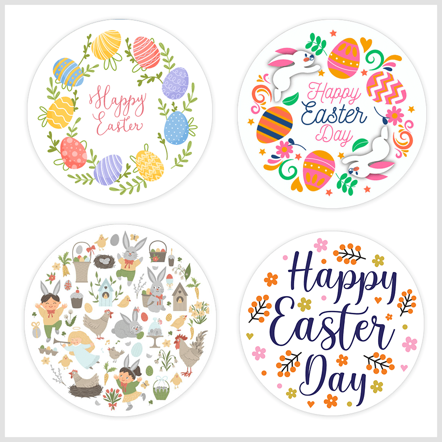 Easter stickers