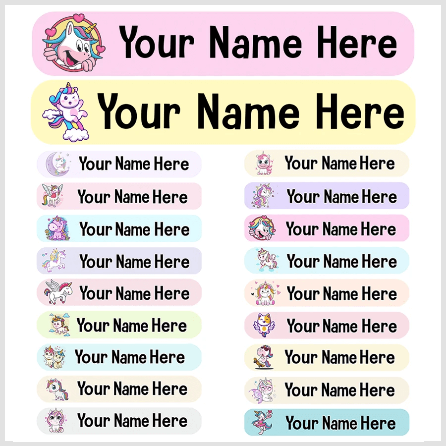 Name Labels - Mini Pack