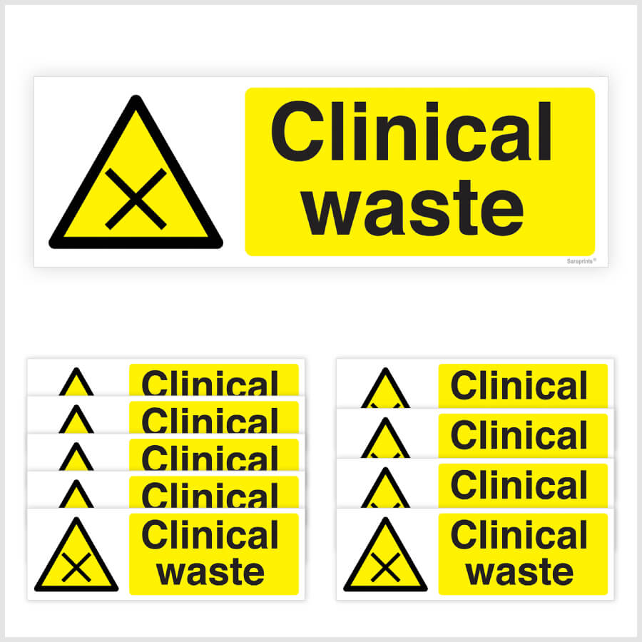 Clinical Waste Stickers