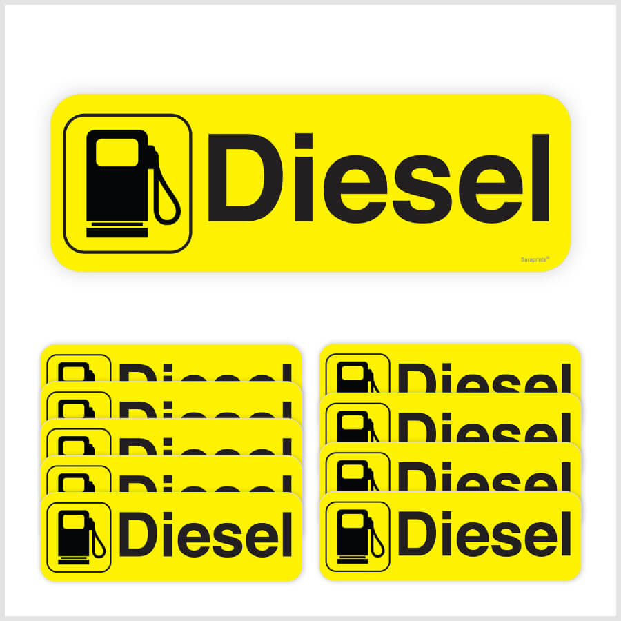 Diesel Fuel Sticker