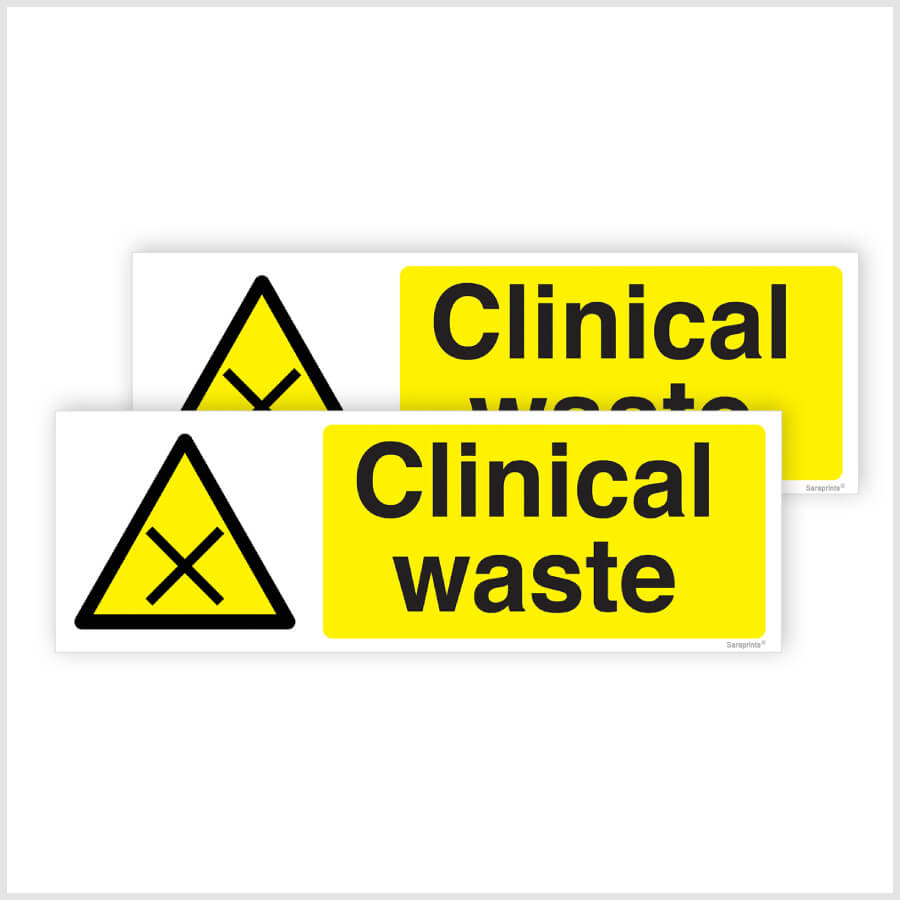 Clinical Waste Stickers