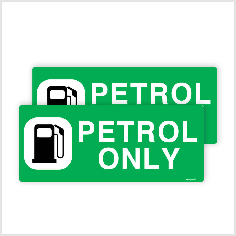 Petrol Only Sticker