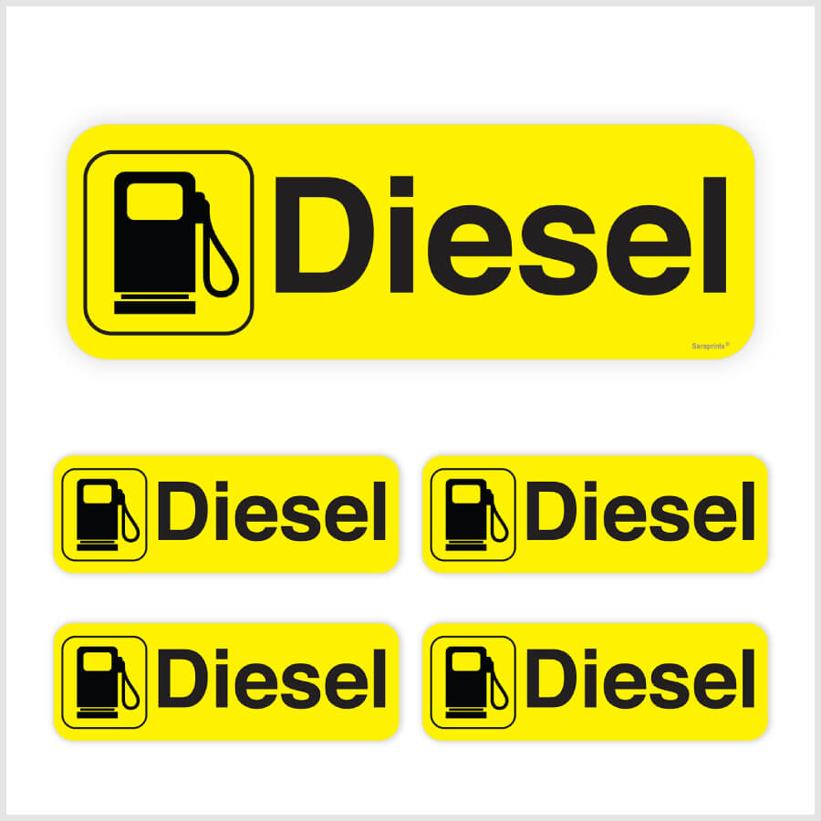 Diesel Fuel Sticker