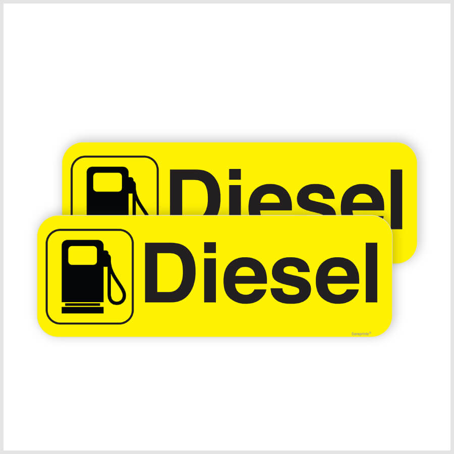 Diesel Fuel Sticker