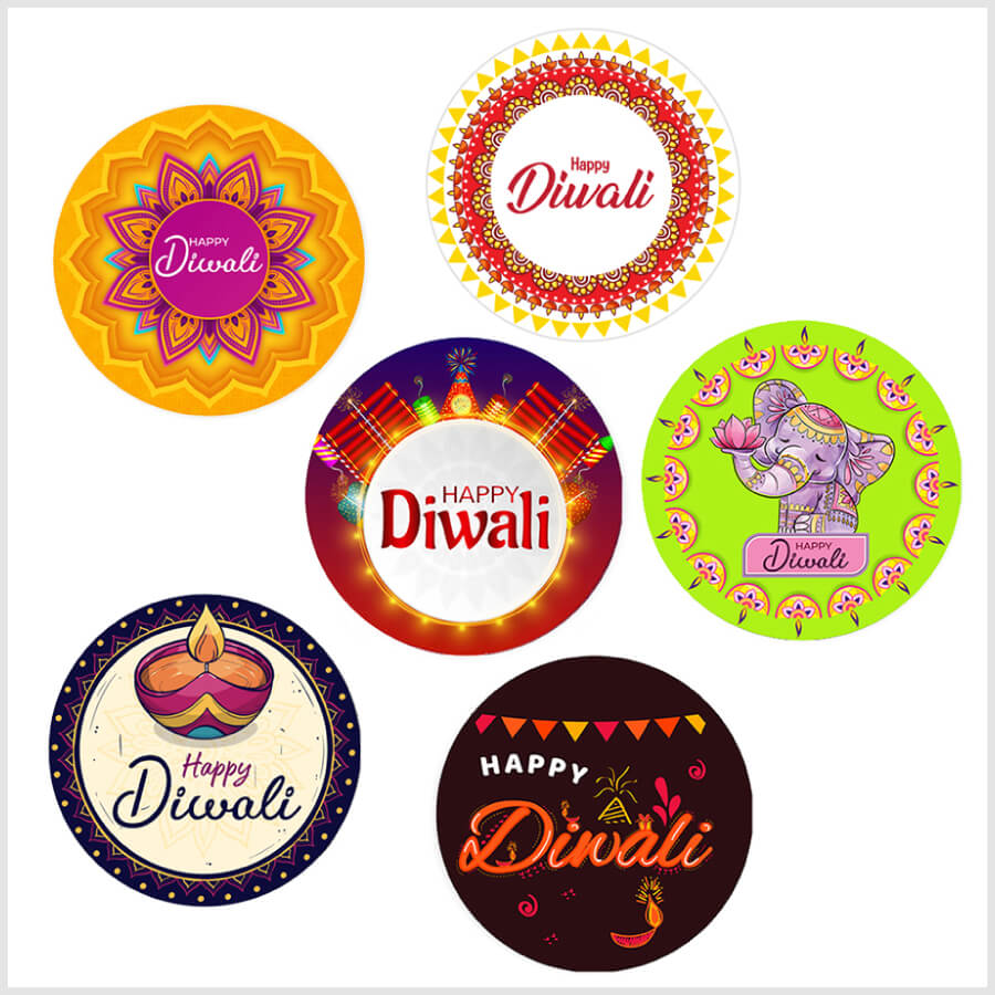 Sparkling Diwali Stickers