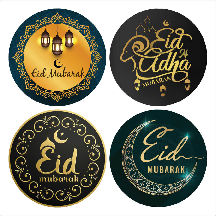 Eid Mubarak Festival Stickers