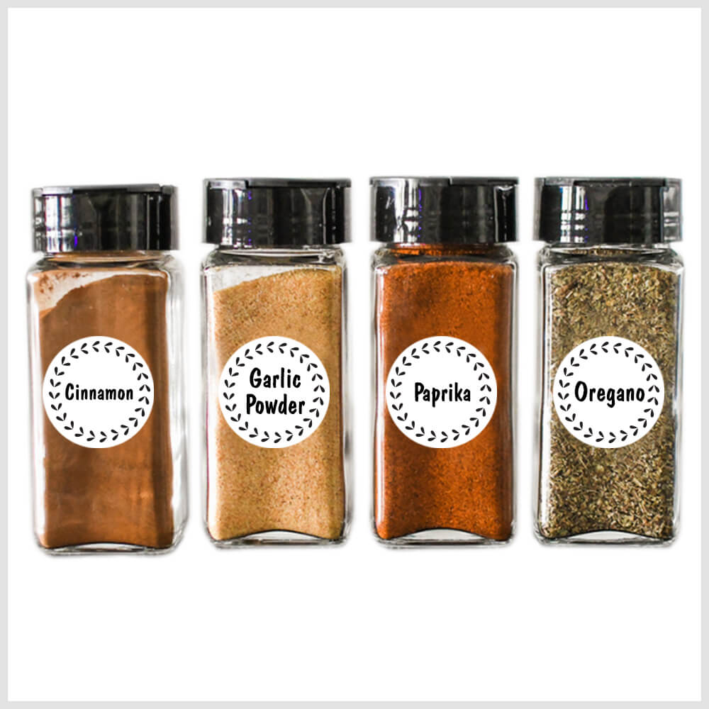 Spice Sorting Labels