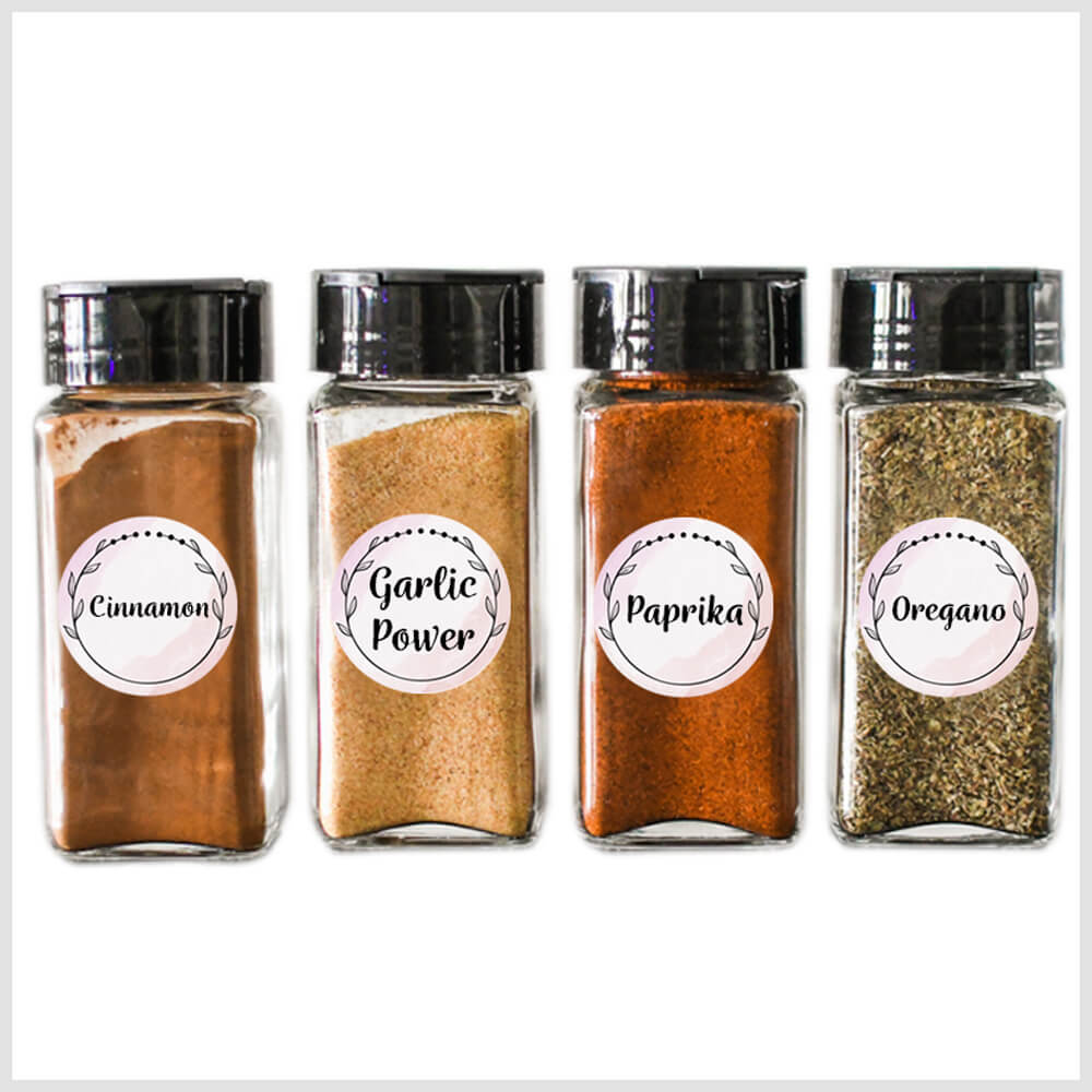 Spice Bottle Labels