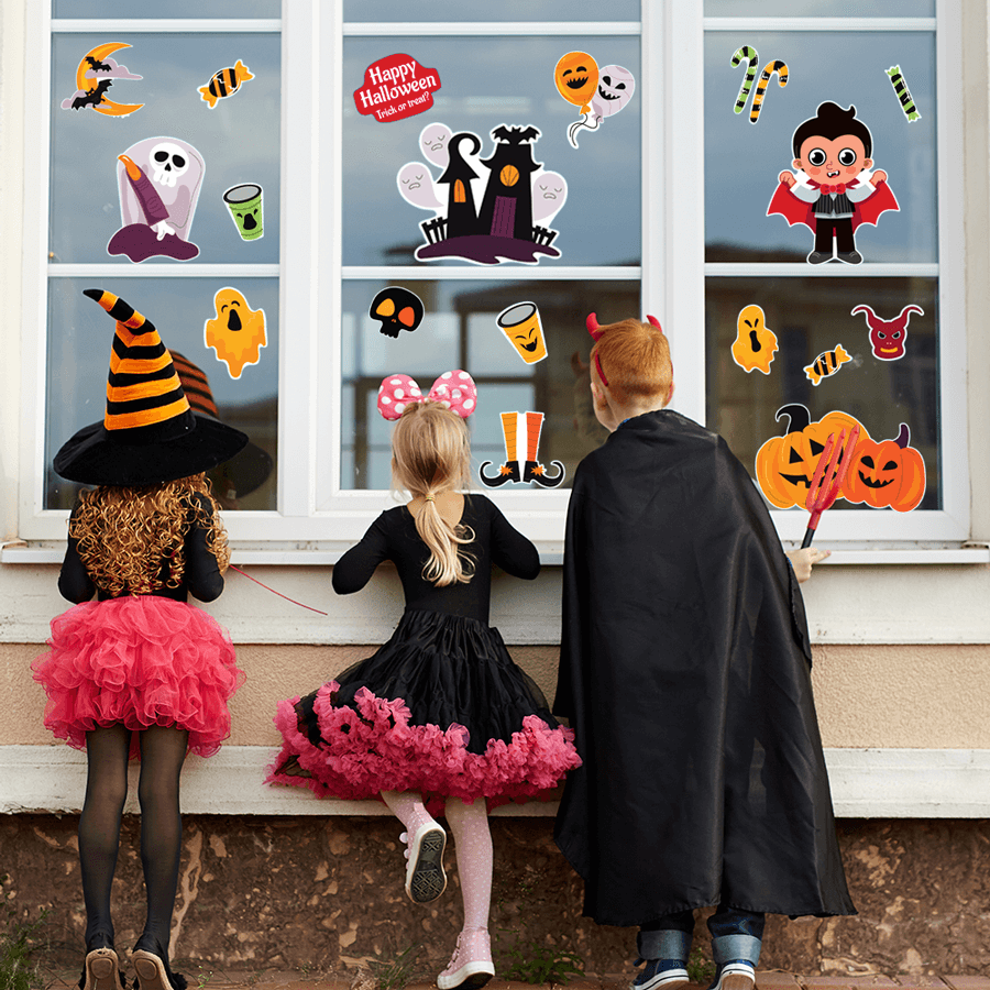 Attractive Halloween Window Stickers