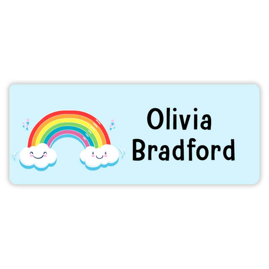 Rainbow name label