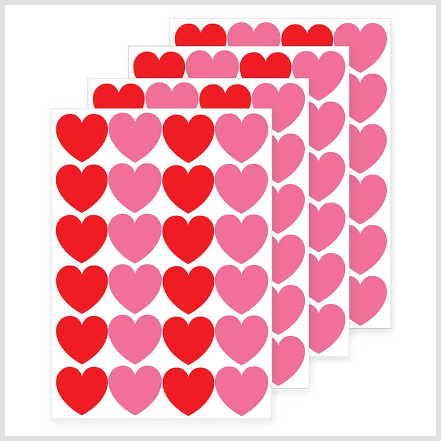 Heart sticker