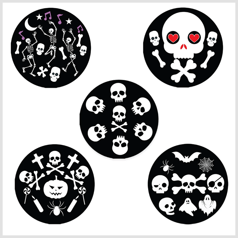 Skull Halloween Stickers