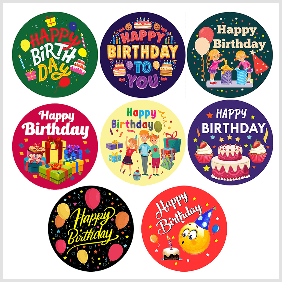 Birthday Stickers