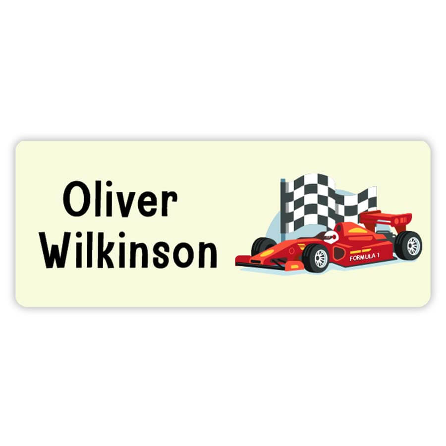 Car name label